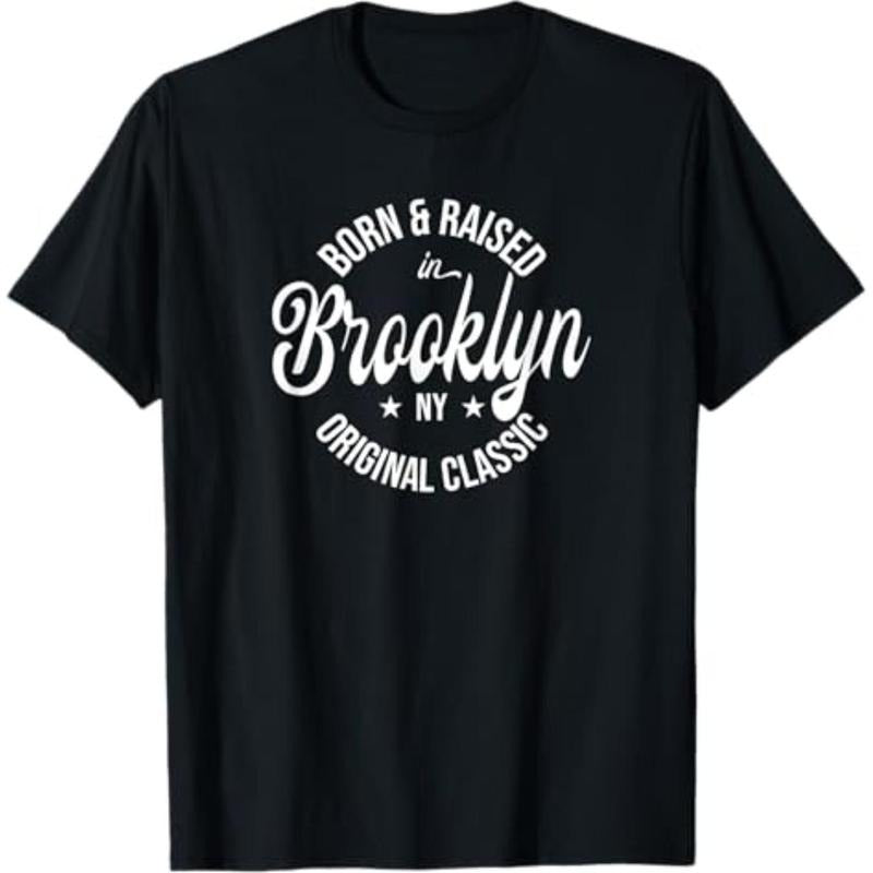 Casual T-shirt Born and Raised in Brooklyn T-Shirt Comfy Graphic Hoodie, Sweatshirt | HypeDripTees.com