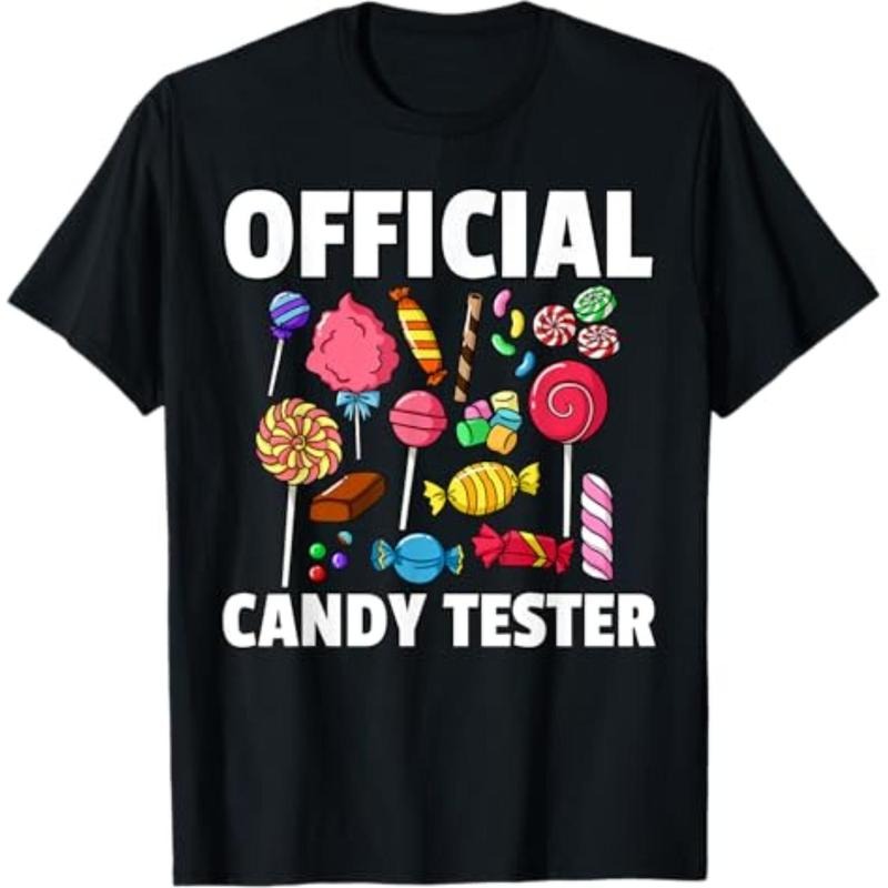Casual T-shirt Candy Tester Lollipop Sweets Gift Halloween Kids T-Shirt Hoodie, Sweatshirt | HypeDripTees.com