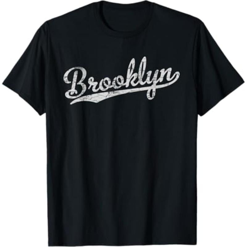 Casual T-shirt Cool Retro Vintage Brooklyn NY T-Shirt Menswear Top Hoodie, Sweatshirt | HypeDripTees.com
