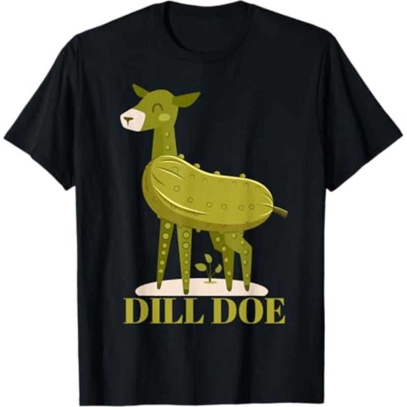 Casual T-shirt Dill Doe Funny Pickles T-Shirt Graphic Graphic Tees Hoodie, Sweatshirt | HypeDripTees.com