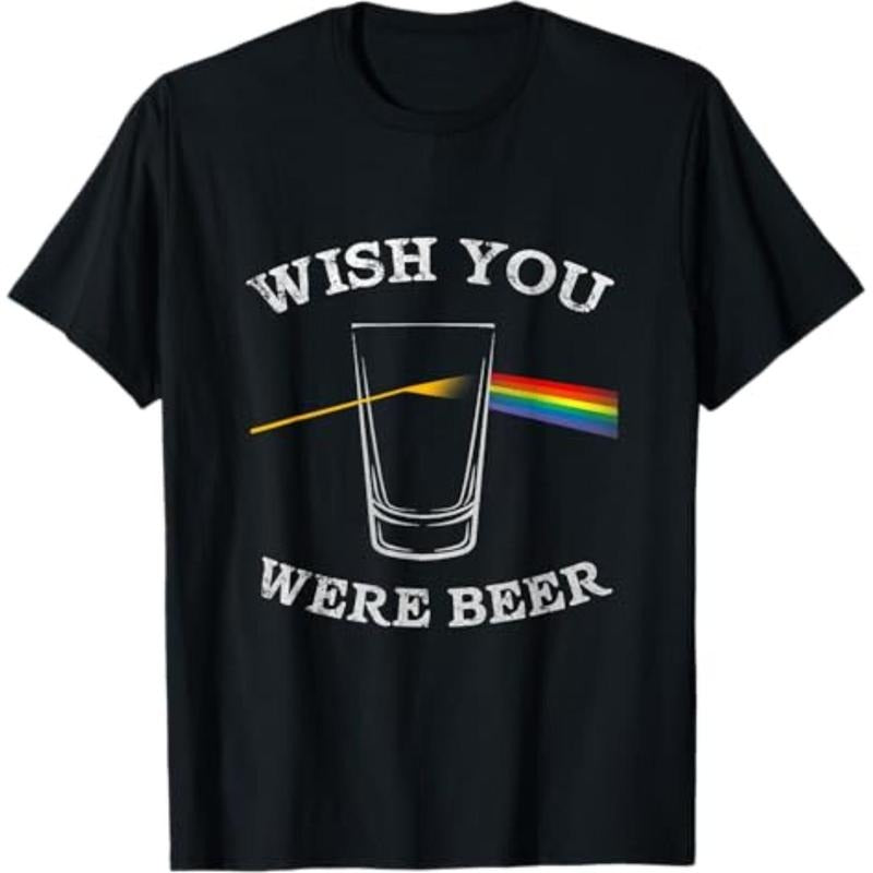 Casual T-shirt Funny Wish you Were Beer Beer Drinker T-Shirt Menswear Top Hoodie, Sweatshirt | HypeDripTees.com