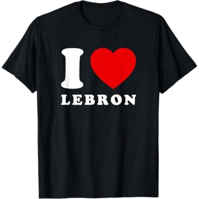 Casual T-shirt I Love My Lebron I Heart My Lebron T-Shirt Graphic Graphic Tees Hoodie, Sweatshirt | HypeDripTees.com