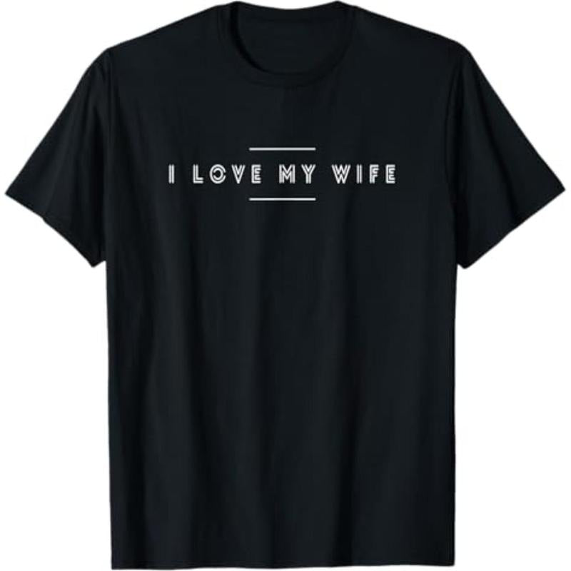 Casual T-shirt I Love my Wife T-Shirt Comfy Graphic Hoodie, Sweatshirt | HypeDripTees.com