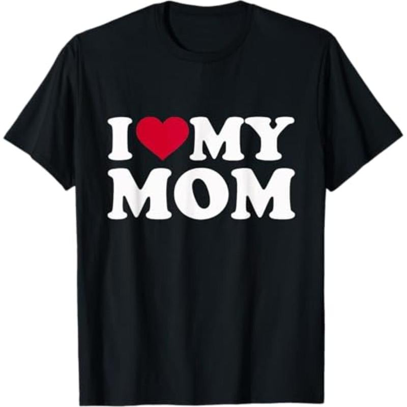 Casual T-shirt I love my mom T-Shirt Graphic Graphic Tees Hoodie, Sweatshirt | HypeDripTees.com