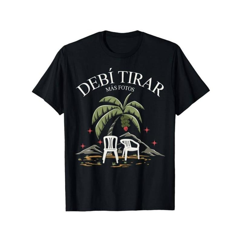 Casual T-shirt More Photos Retro Puerto Rico Pattern T-Shirts for Men And Women Menswear Top Hoodie, Sweatshirt