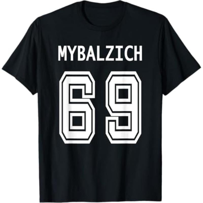 Casual T-shirt Sports Player Mybalzich 69 Funny Adult T-Shirt Graphic Menswear Hoodie, Sweatshirt | HypeDripTees.com