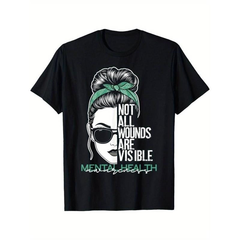 Casual T-shirt Women's Mental Health Awareness T-Shirt