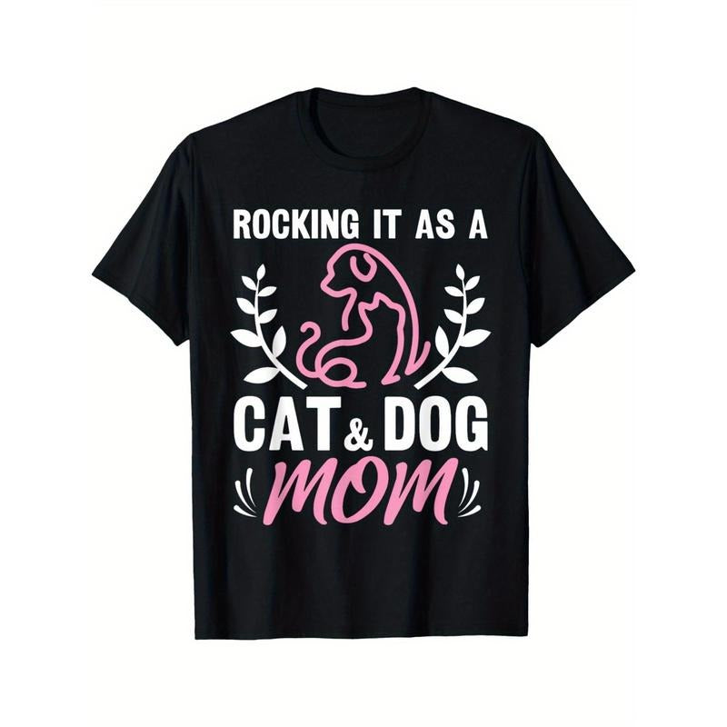 Cat And Dog Mom Fur Mama Mother's Day T-Shirt Made in USA Hoodie, Sweatshirt | HypeDripTees.com