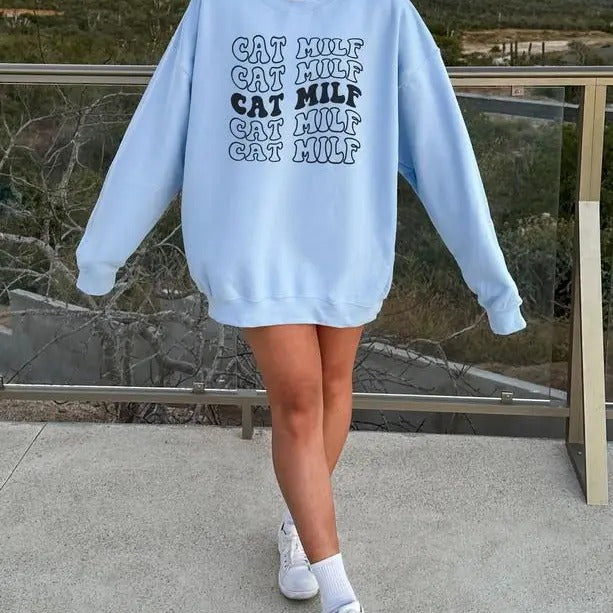 Cat Mom Sweatshirt, Cat Sweatshirt, Cat Mama Shirt, Future Cat , New Cat Mom, Gift for Cat Mom, Funny Cat Lovers Gift,...