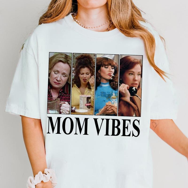 Cather1ne 0hara Shirt, Mom Vibes Shirt 70s Funny Show, Kitty Mom Vibes Shirt , Happy Mother's Day, Gift For Mom Hoodie,...