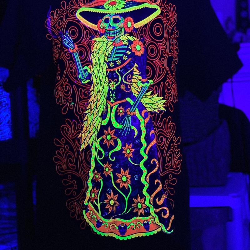 Catrina vestido T-shirt Striped Cotton Casual Black Hoodie, Sweatshirt | HypeDripTees.com