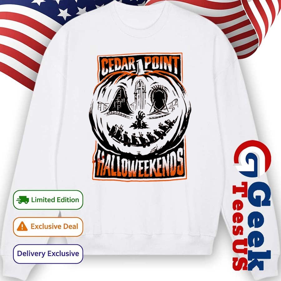 Cedar point pumpkin Halloween shirt