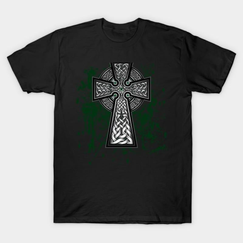 Celtic Cross Vintage T-Shirt - Ancient Faith Inspired Design Hoodie, Sweatshirt | HypeDripTees.com