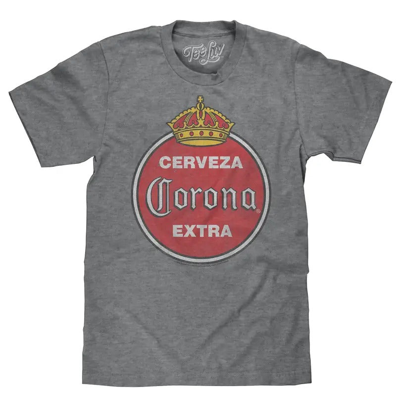 Cerveza Corona Extra Logo T-Shirt - Gray Hoodie, Sweatshirt | HypeDripTees.com