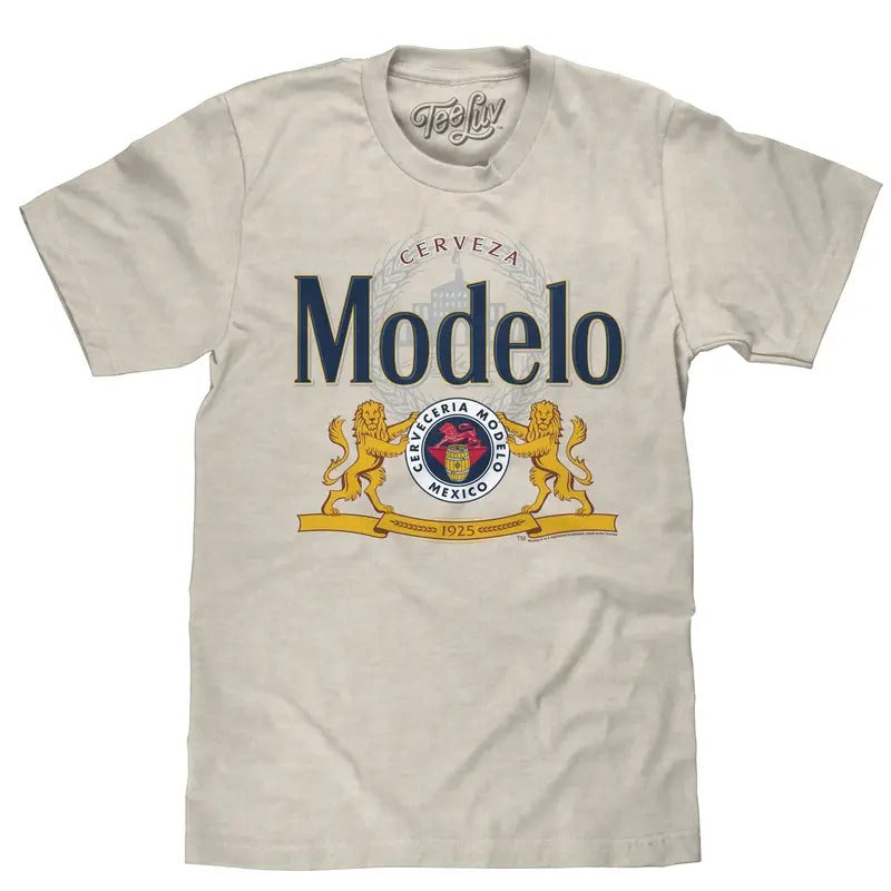 Cerveza Modelo Beer T-Shirt - Oatmeal Heather Hoodie, Sweatshirt | HypeDripTees.com