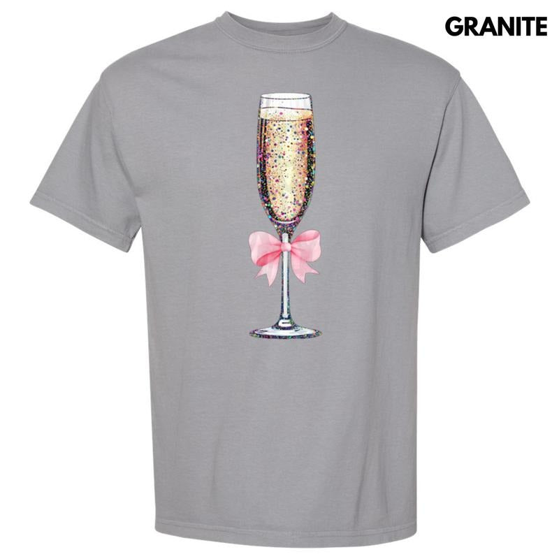 Champagne Coquette Comfort Colors T-Shirt Hoodie, Sweatshirt | HypeDripTees.com