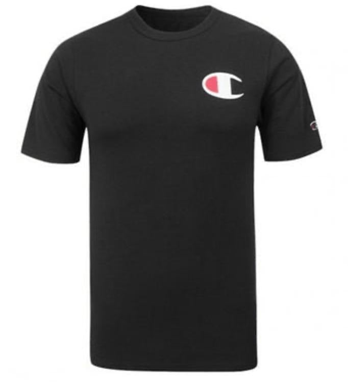 Champion Logo T-Shirt - Black Hoodie, Sweatshirt | HypeDripTees.com