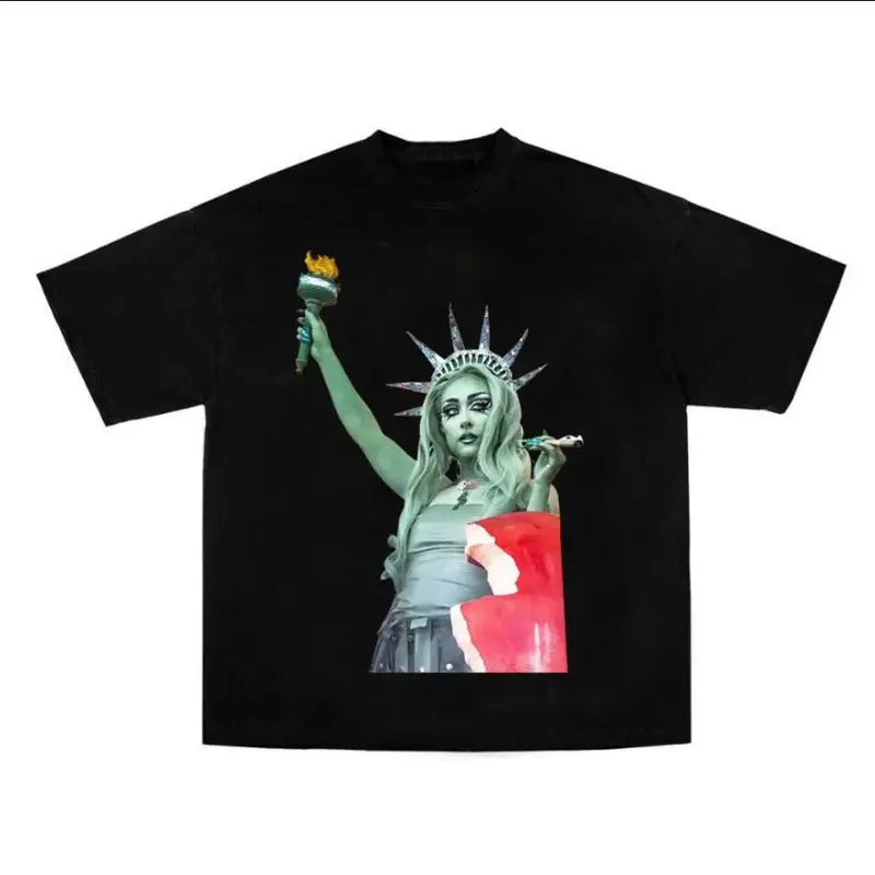 Chappell Roan Lady Liberty T Shirt Hoodie, Sweatshirt | HypeDripTees.com
