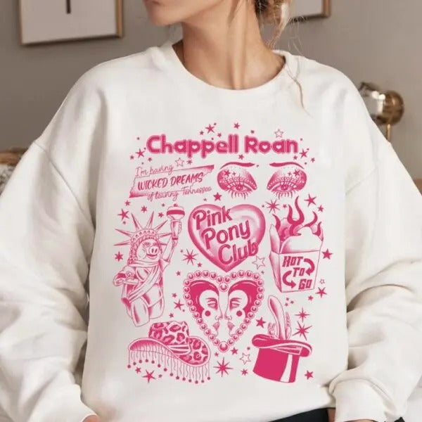 Chappell Track Songs,Chappell Roan Album Sweatshirt_Sweatshirt Gift For Woman and Man Unisex Sweatshirt T-Shirts, Hoodie
