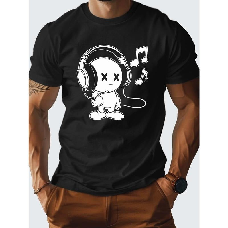 Character headphones G500 cotton men's T-shirt with comfortable fit Made in USA Hoodie, Sweatshirt | HypeDripTees.com