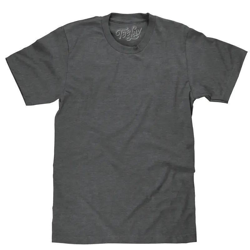 Charcoal Heather Blank T-Shirt - Gray Hoodie, Sweatshirt | HypeDripTees.com