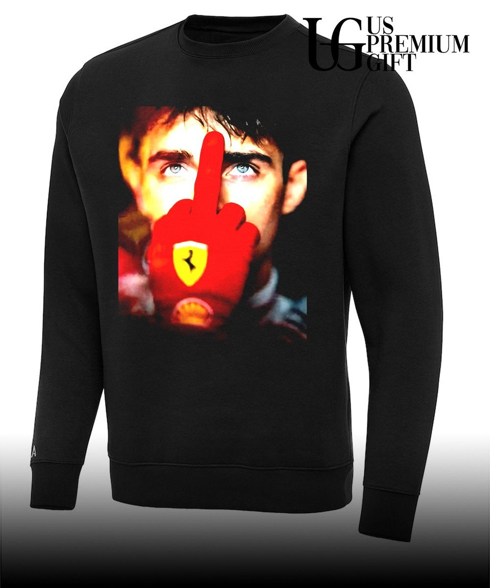 Charles Leclerc 16 F1 middle finger shirt
