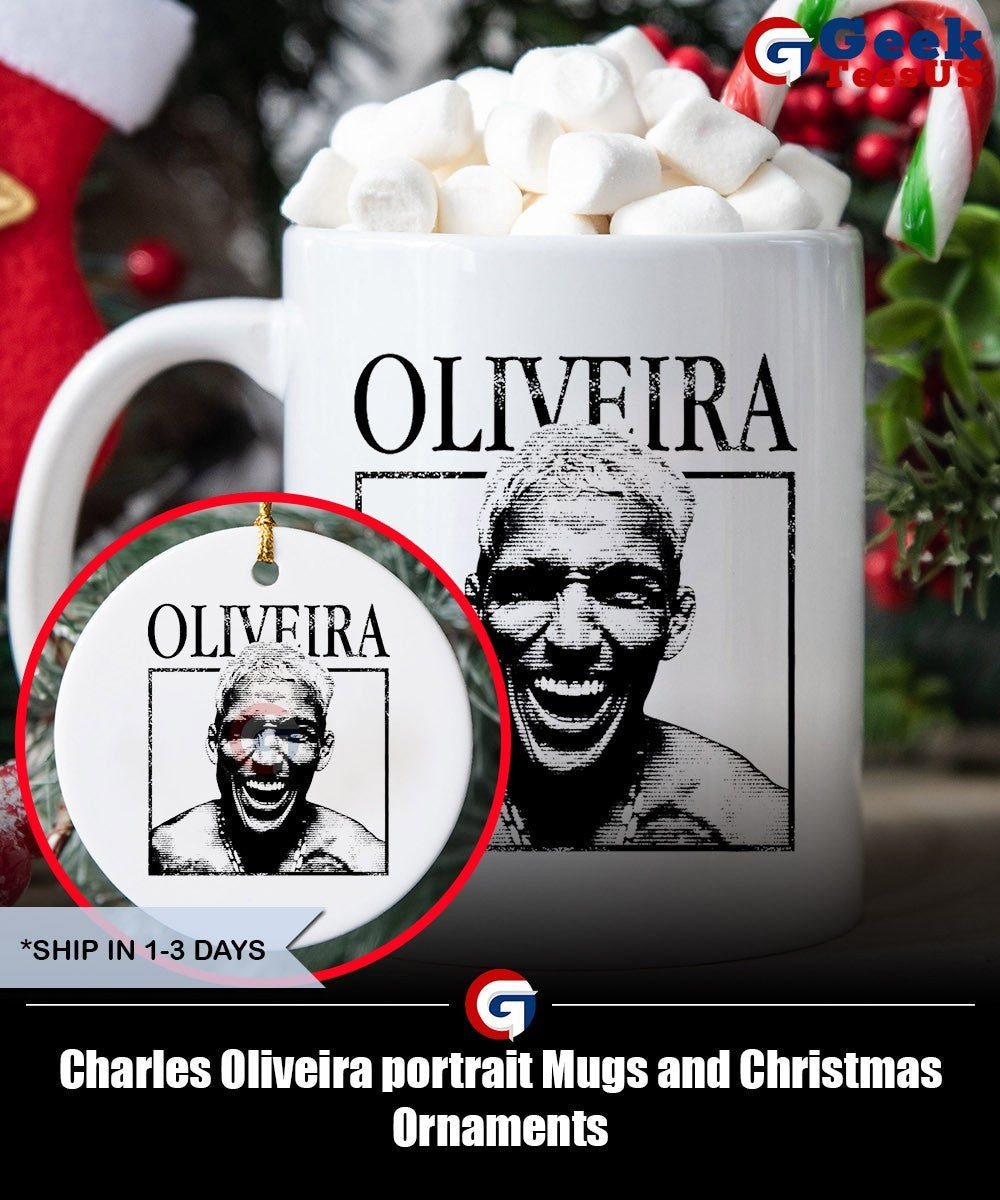 Charles Oliveira portrait shirt