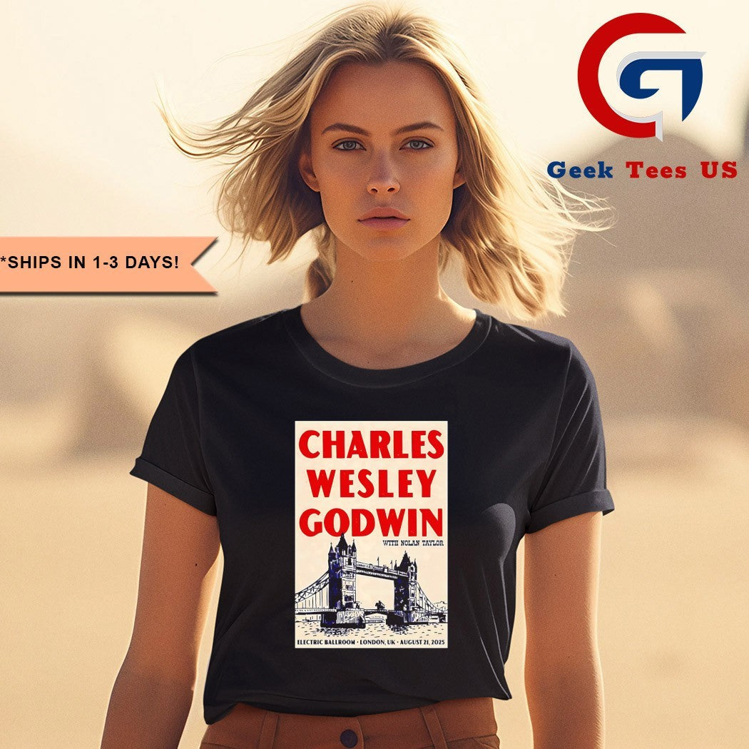 Charles Wesley Godwin Aug 21 2025 Electric Ballroom London UK Poster shirt