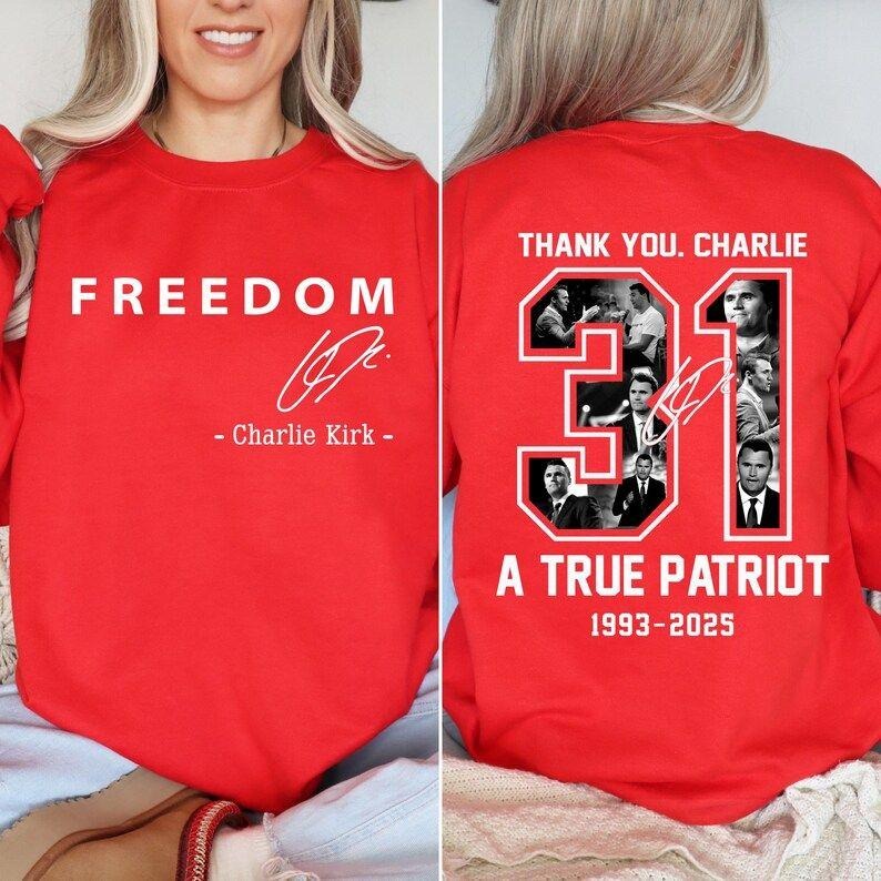 Charlie 31 T-Shirt, Thank You Sweatshirt, Justice Tee, Freedom Sweatshirt Hoodie | HypeDripTees.com