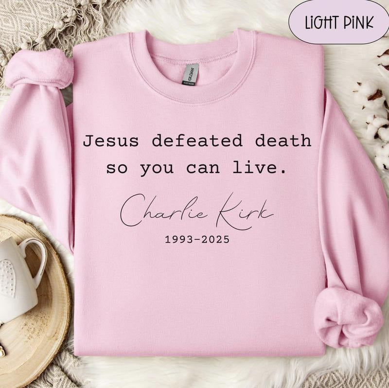 Charlie Kirk Sweater, RIP Charlie Kirk Shirt, Charlie Kirk Remembrance Sweatshirt Hoodie | HypeDripTees.com
