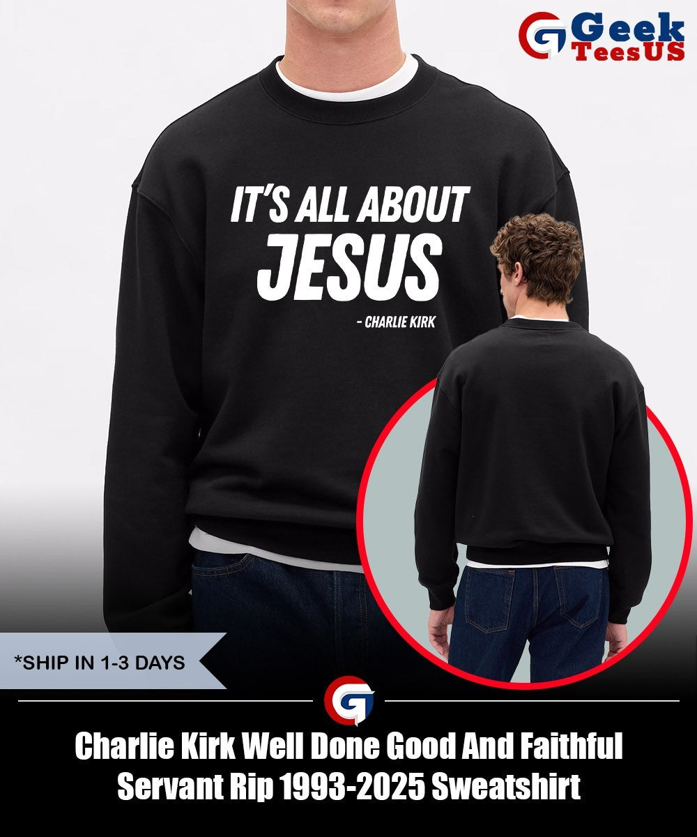 Charlie Kirk Well Done Good And Faithful Servant Rip 1993-2025 shirt