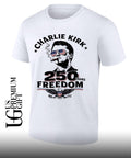Charlie Kirk cigar Freedom USA 250th Anniversary signature shirt