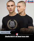Charlie Kirk it’s all about Jesus T-shirt