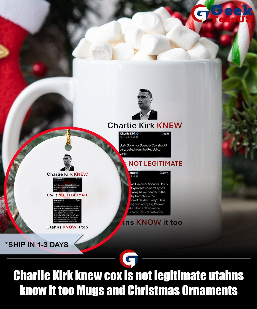 Charlie Kirk knew cox is not legitimate utahns know it too shirt