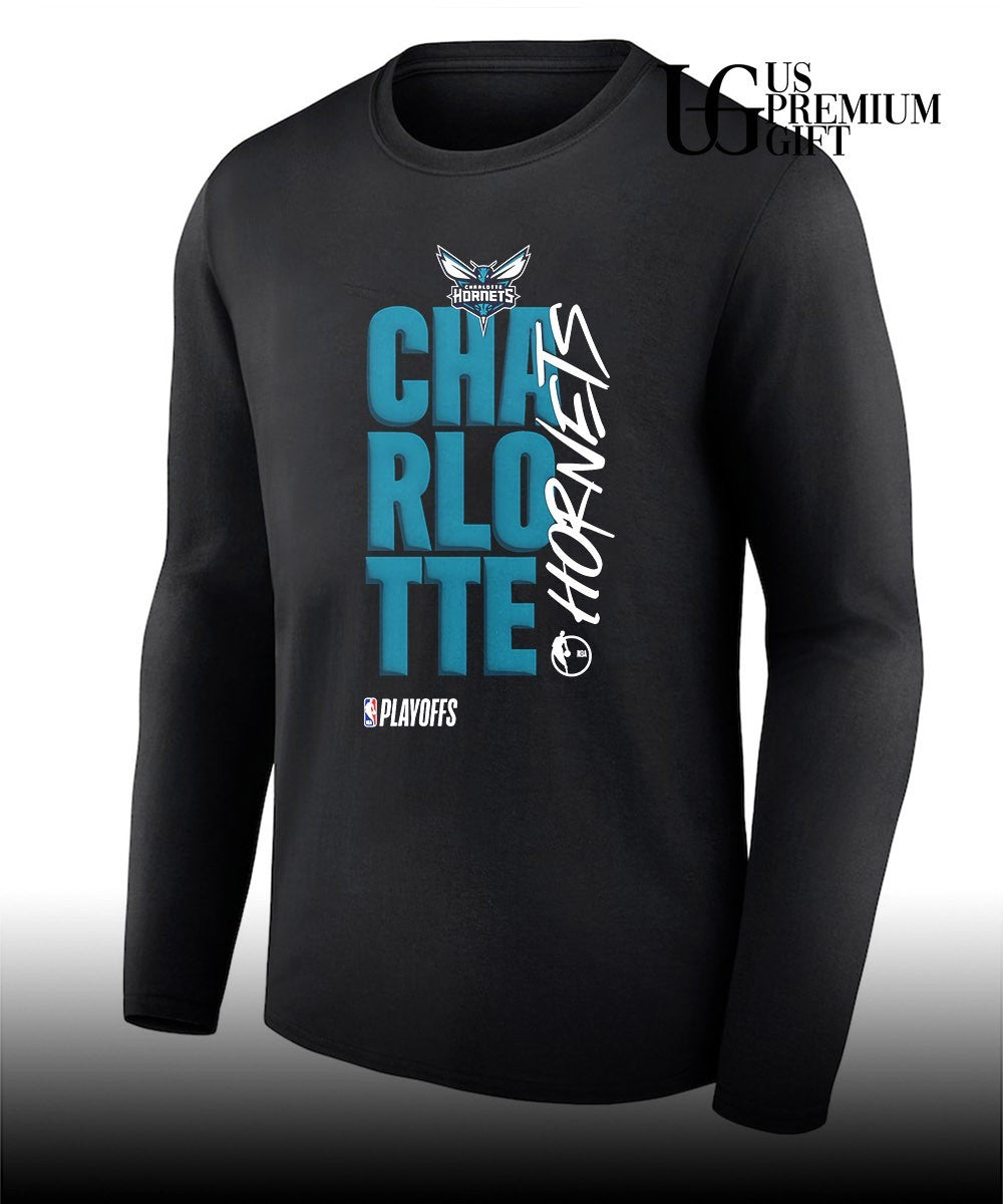 Charlotte Hornets basketball 2026 NBA Playoff logo shirt