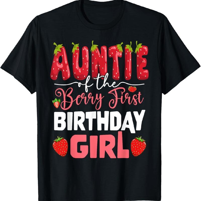 Charming Strawberry Birthday Girl T-Shirt For Celebrations Hoodie, Sweatshirt | HypeDripTees.com