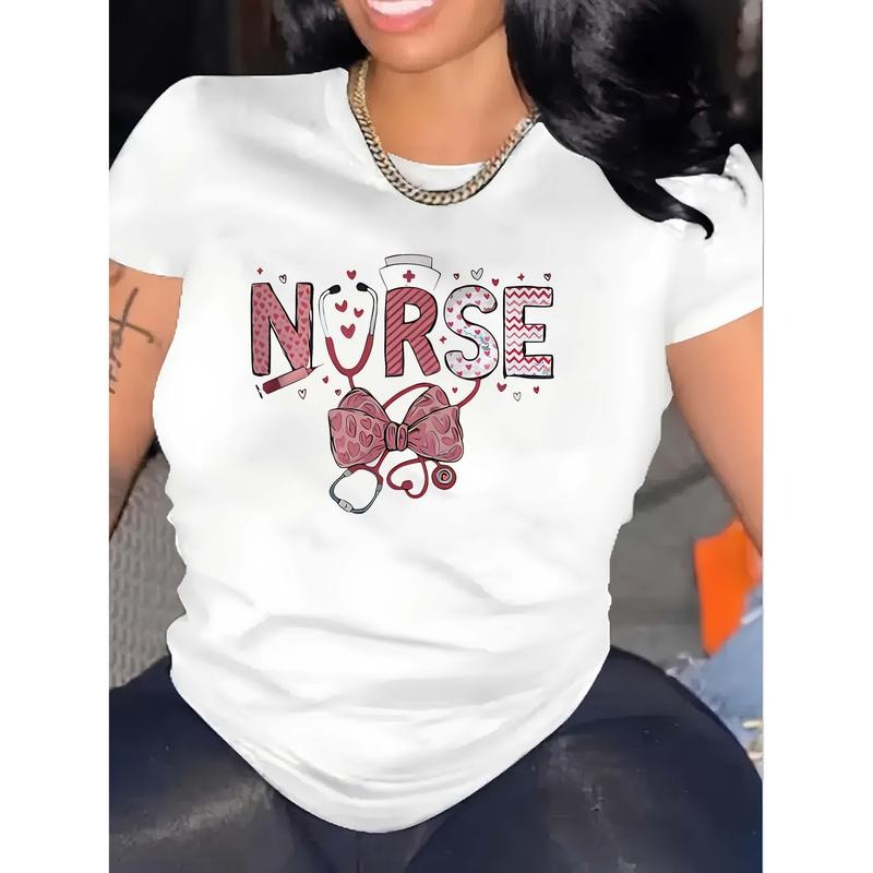 Charming T - Shirt Celebrating Nurses