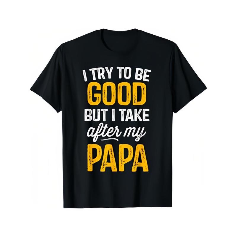 Charming and Relatable T - Shirt: Make a Light - hearted Statement about Family Traits with a Playful Typographic Quote -...