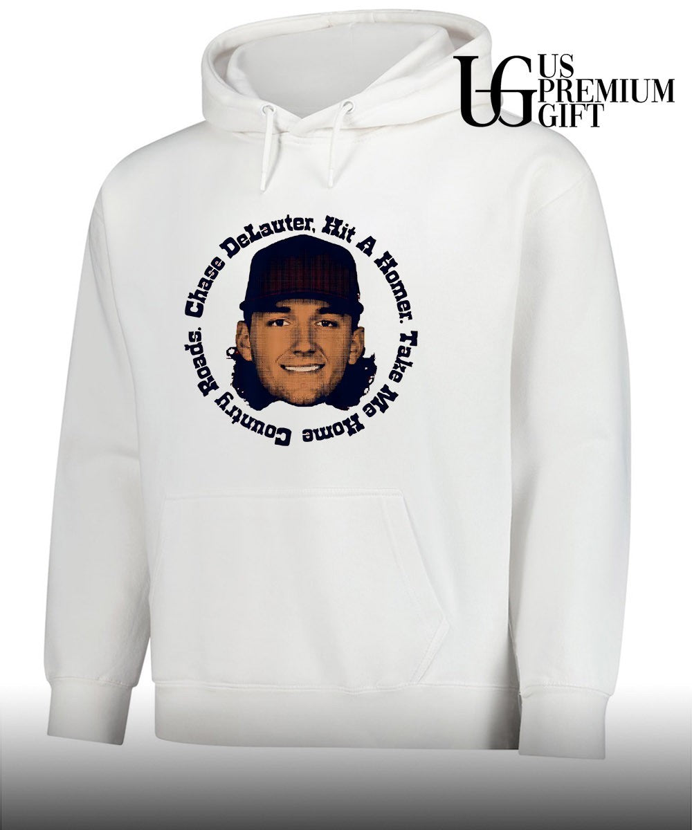 Chase DeLauter big head hit a homer take me home country roads Cleveland Guardians MLB shirt