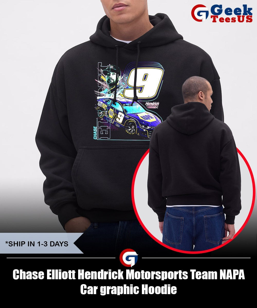 Chase Elliott Hendrick Motorsports Team NAPA Car graphic shirt