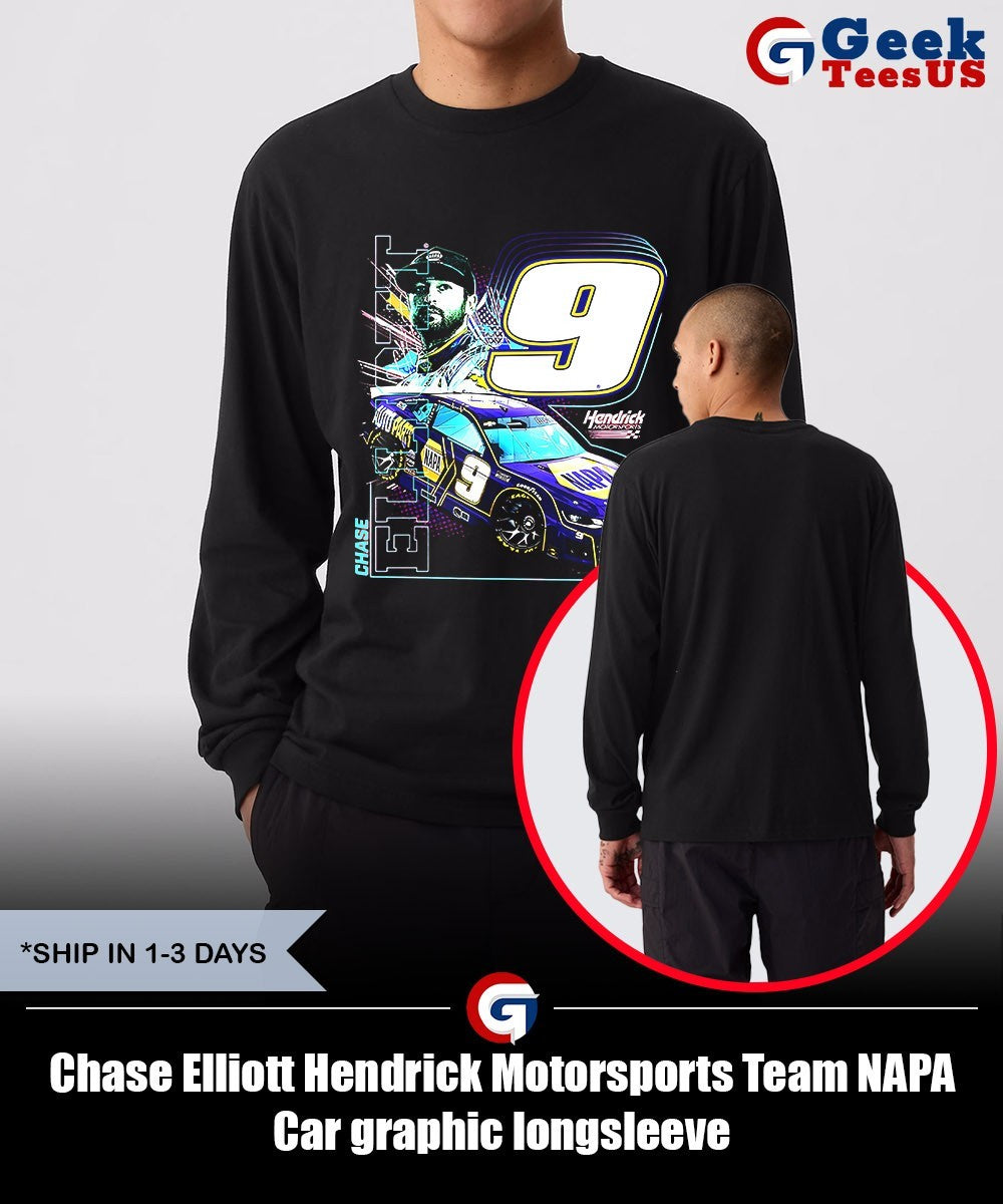 Chase Elliott Hendrick Motorsports Team NAPA Car graphic shirt