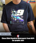 Chase Elliott Hendrick Motorsports Team NAPA Car graphic shirt