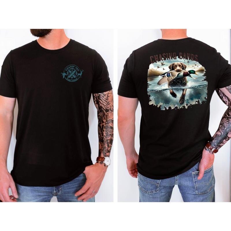 Chasing Bands Men's T-Shirt - Hunting Design for Outdoor Enthusiasts - Summer Hoodie, Sweatshirt | HypeDripTees.com