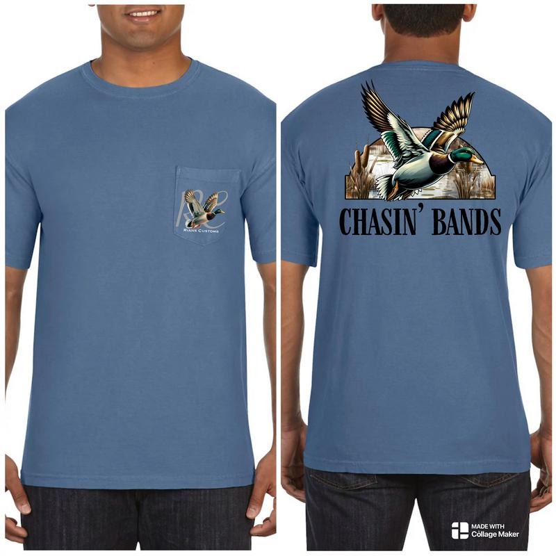 Chasing Bands Pocket T-Shirt Casual Cotton Hoodie, Sweatshirt | HypeDripTees.com