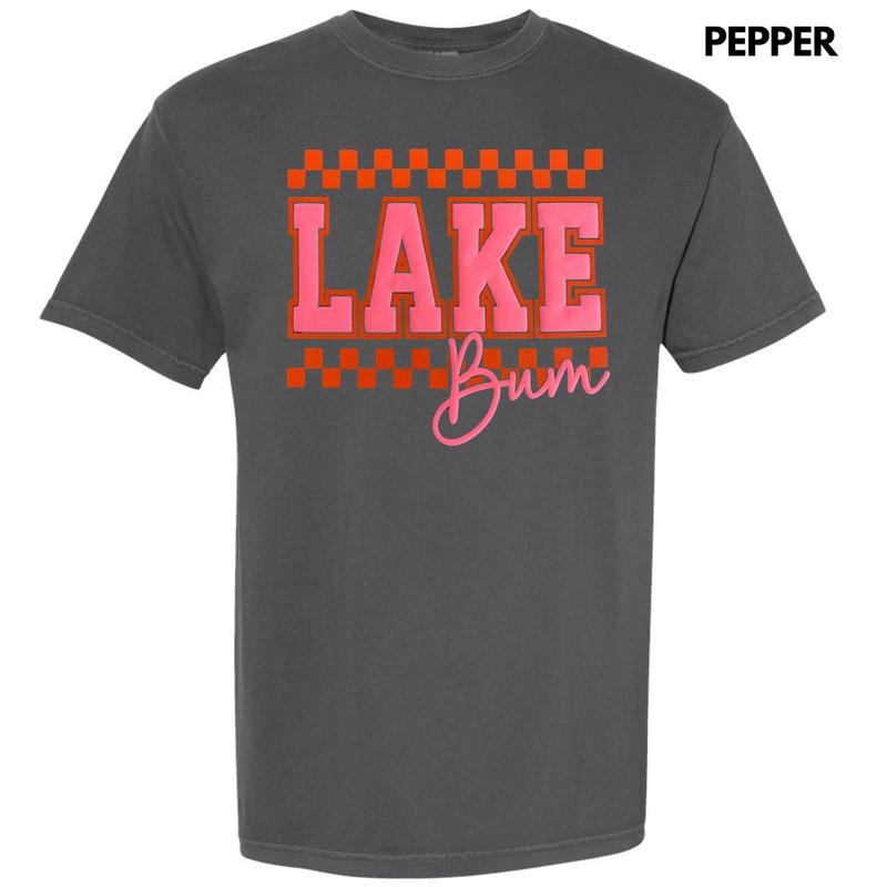Checkered Lake Bum Puff Comfort Colors T-Shirt Hoodie, Sweatshirt | HypeDripTees.com