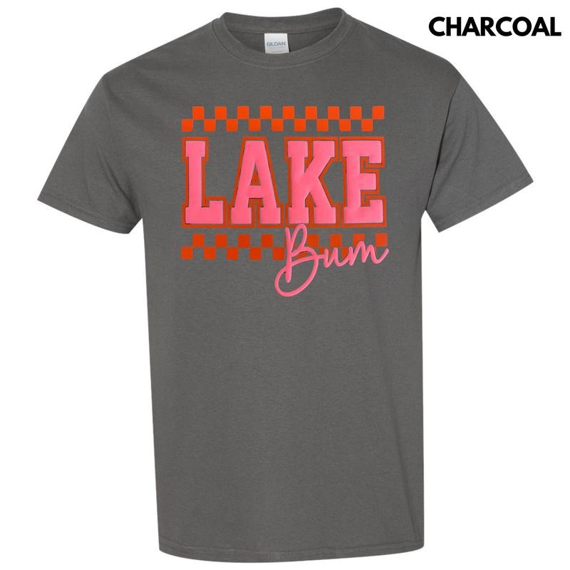 Checkered Lake Bum Puff Gildan Short Sleeve T-Shirt Hoodie, Sweatshirt | HypeDripTees.com