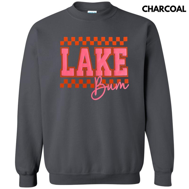 Checkered Lake Bum Puff Sweatshirt T-Shirts, Hoodie | HypeDripTees.com