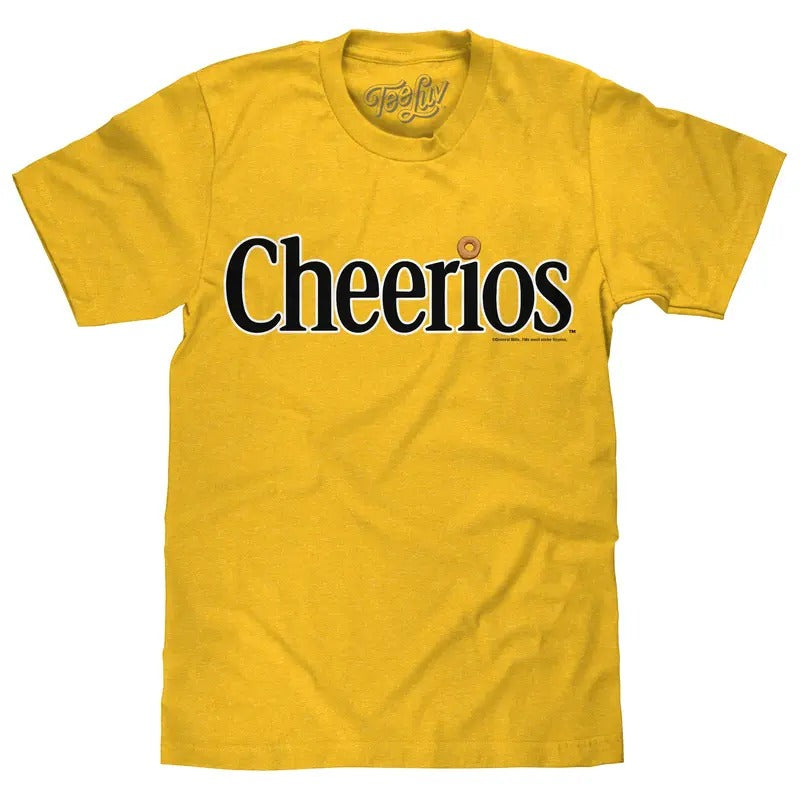 Cheerios Logo T-Shirt - Yellow graphic tee Hoodie, Sweatshirt | HypeDripTees.com