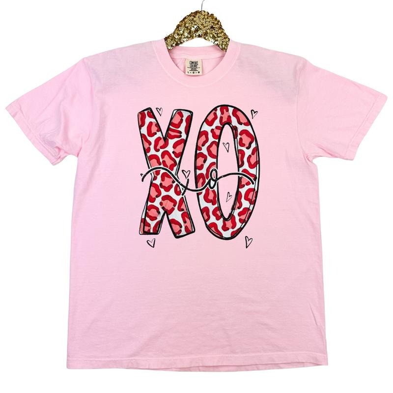 Cheetah XOXOXO Comfort Colors T-Shirt -- BLOSSOM Hoodie, Sweatshirt | HypeDripTees.com