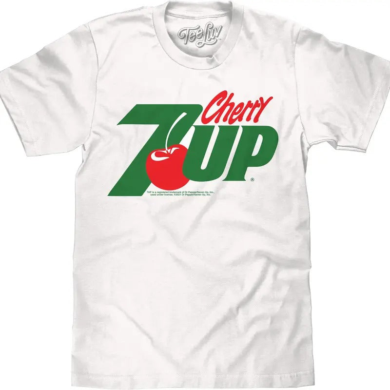 Cherry 7UP Soda T-Shirt - White Hoodie, Sweatshirt | HypeDripTees.com